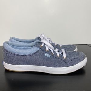 Keds Center Canvas Denim Shoes women’s size 8